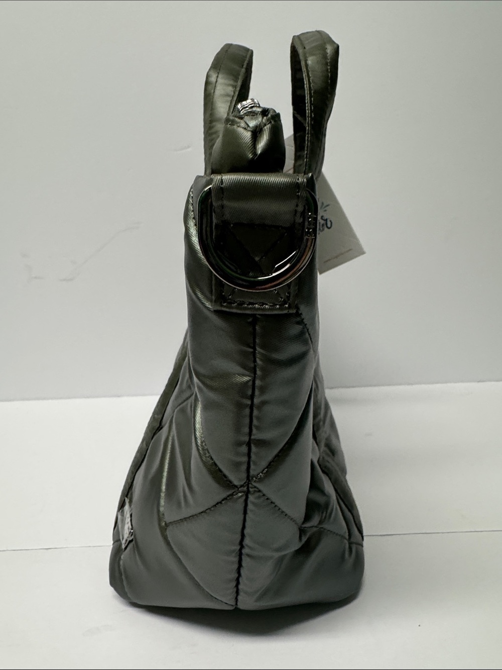Lug Dory Mini Metallic Olive Crossbody Bag - Picture 4 of 13